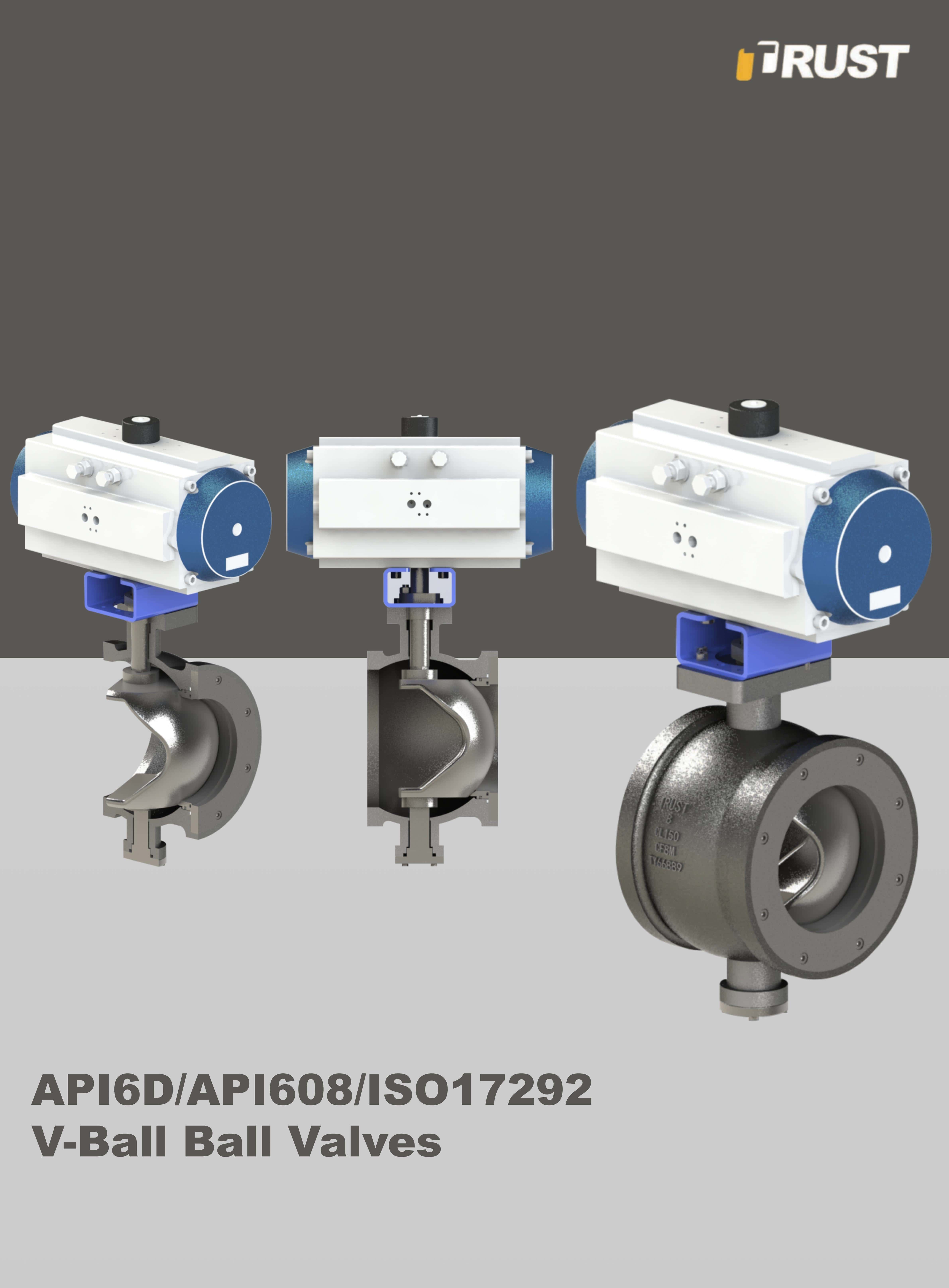Шаровые краны с V-образной пробкой