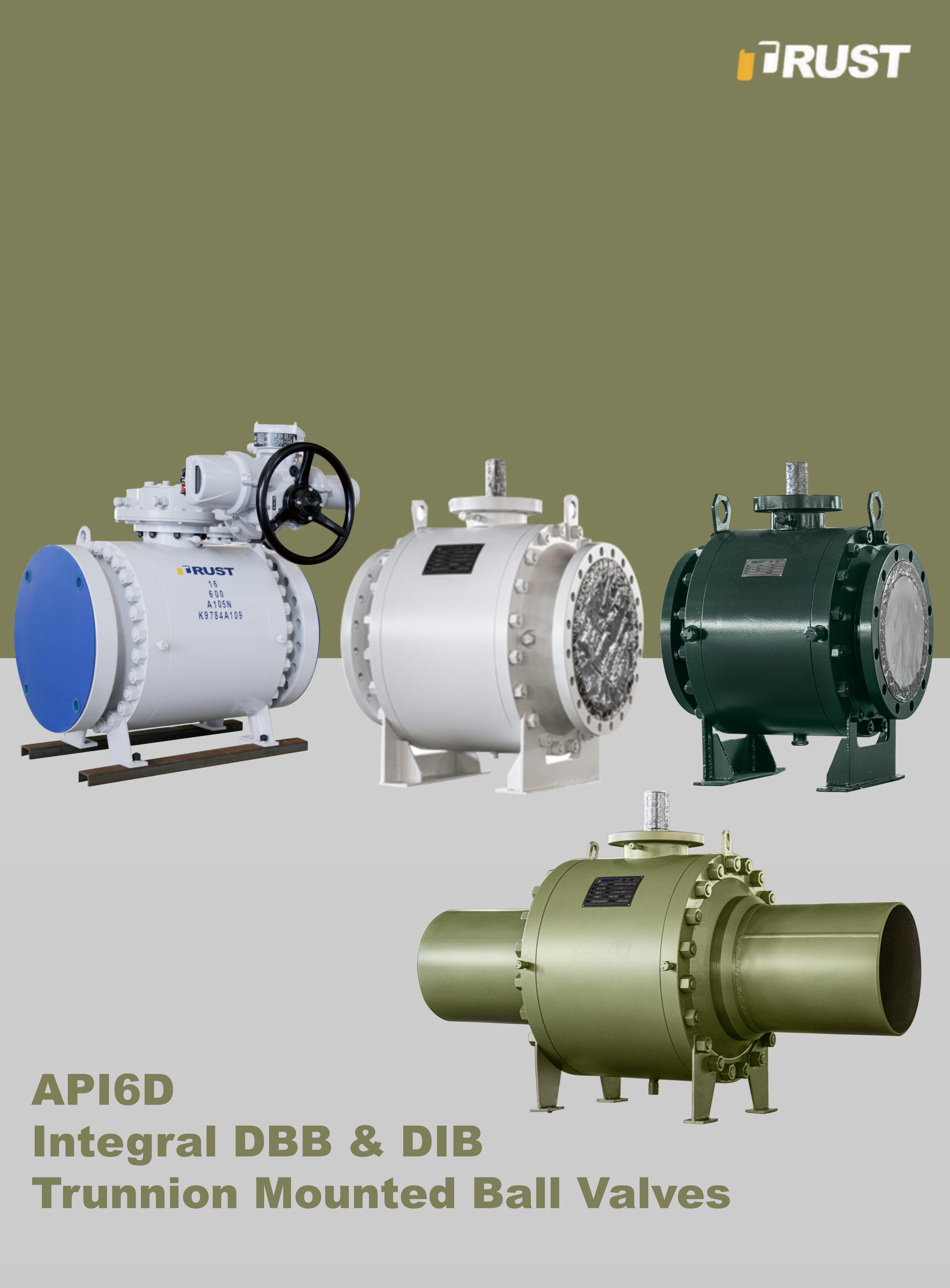 Шаровые краны с опорными шейками и цельносварной конструкцией DBB & DIB