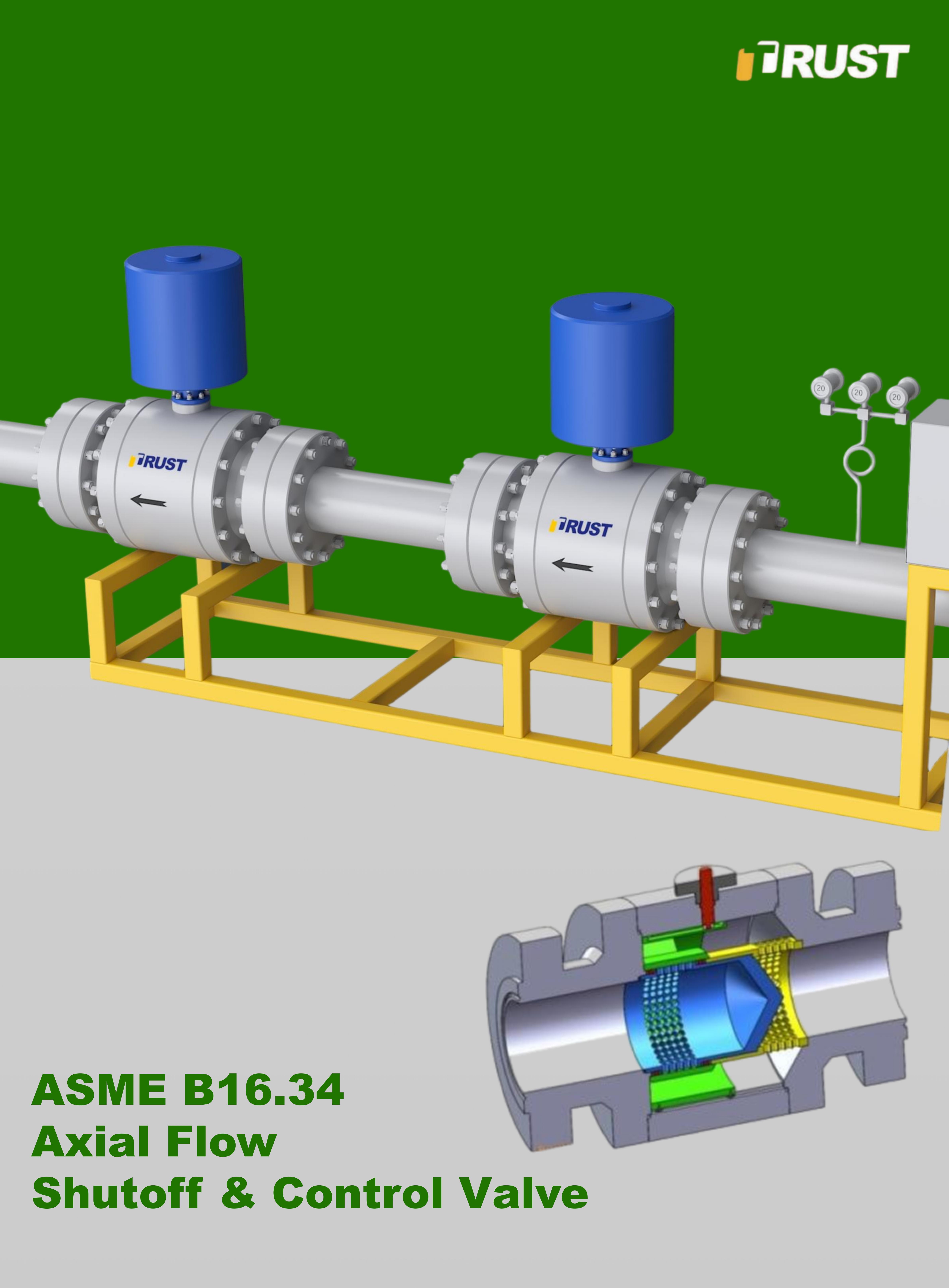Осевые запорно-регулирующие клапаны